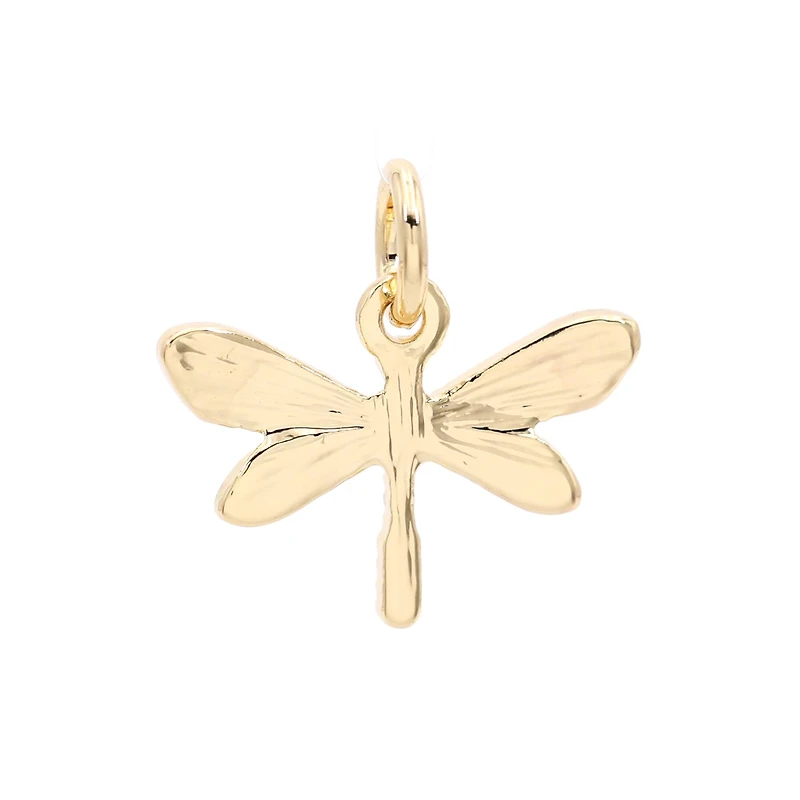 14K Gold Plated Dragonfly Charm by Bead Landing™