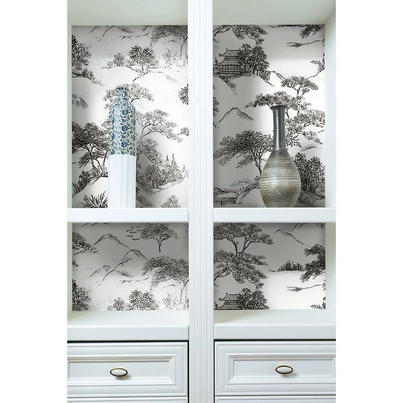 RoomMates Oriental Toile Peel & Stick Wallpaper