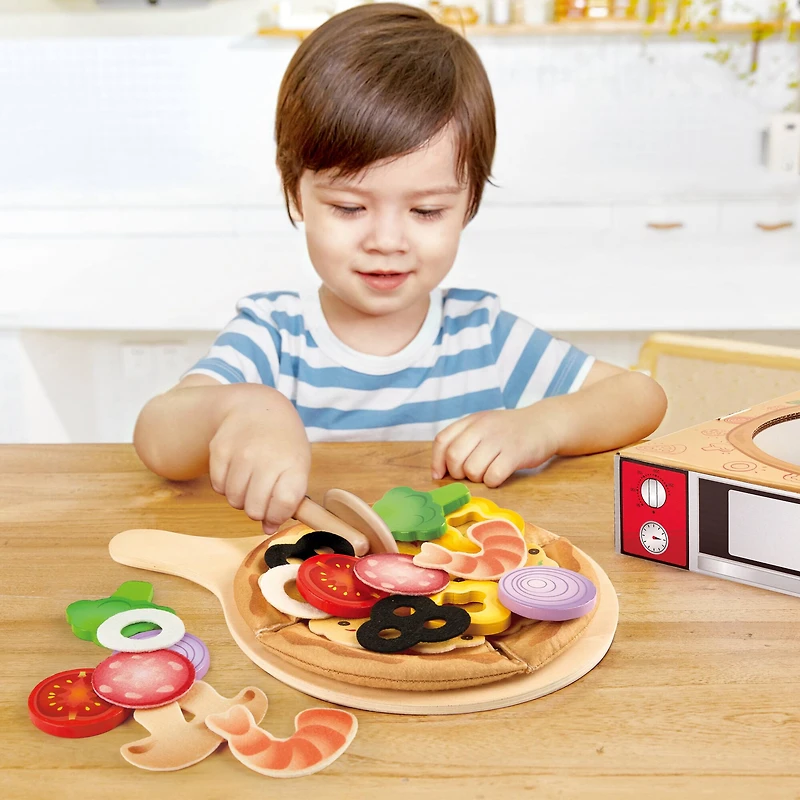 Hape Perfect Pizza Kitchen Food Playset