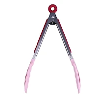 Pink & Red Stripes Mini Tongs by Makery™