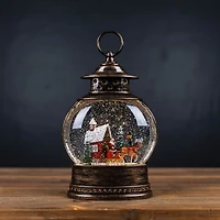 11.5" LED Snow Globe with Santa's Sleigh