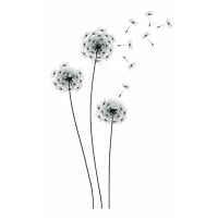RoomMates Whimsical Dandelion Peel & Stick Decals