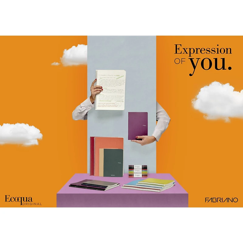 Fabriano® EcoQua Original A4 Dotted Staple-Bound Notebook