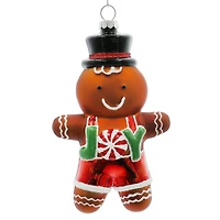 5.5" Gingerbread Joy Glass Ornament by Ashland®