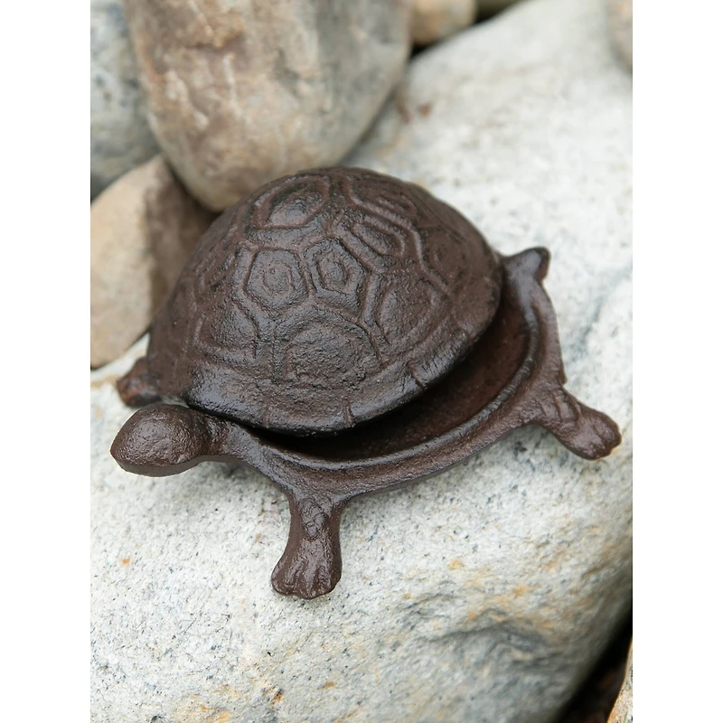 Secure Cast Iron Turtle Secret Key Holder