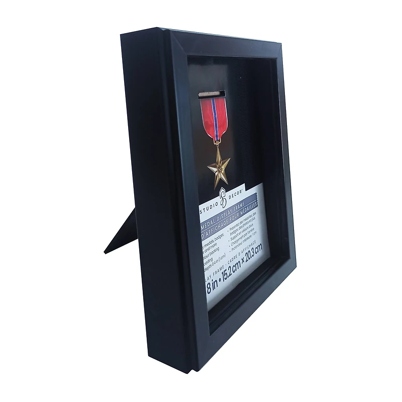 6" x 8" Black Medal Display Frame by Studio Décor®