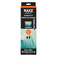 8" x 10" Ghost Diamond Art Kit with Magnetic Frame by Make Market®