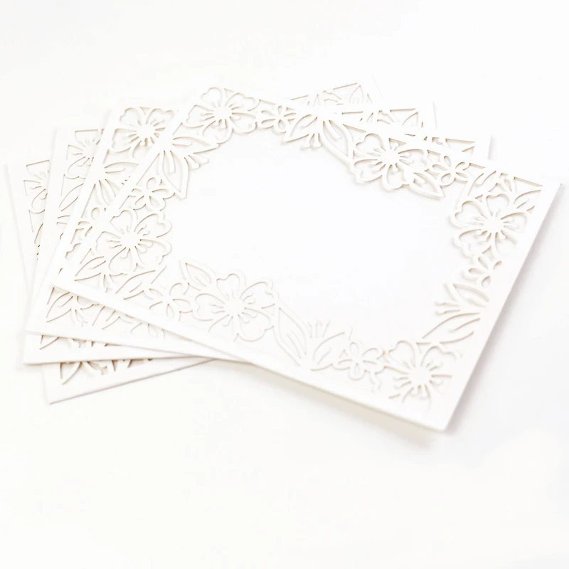 Floral Border Cards & Envelopes by Recollections™, 4.25" x 5.5"