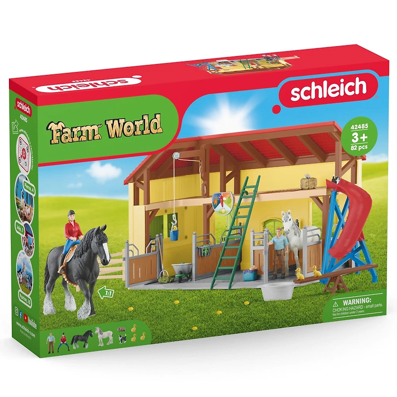 Schleich Farm World Horse Stable Playset