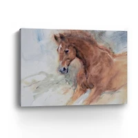 Equine Exercise Canvas Giclee