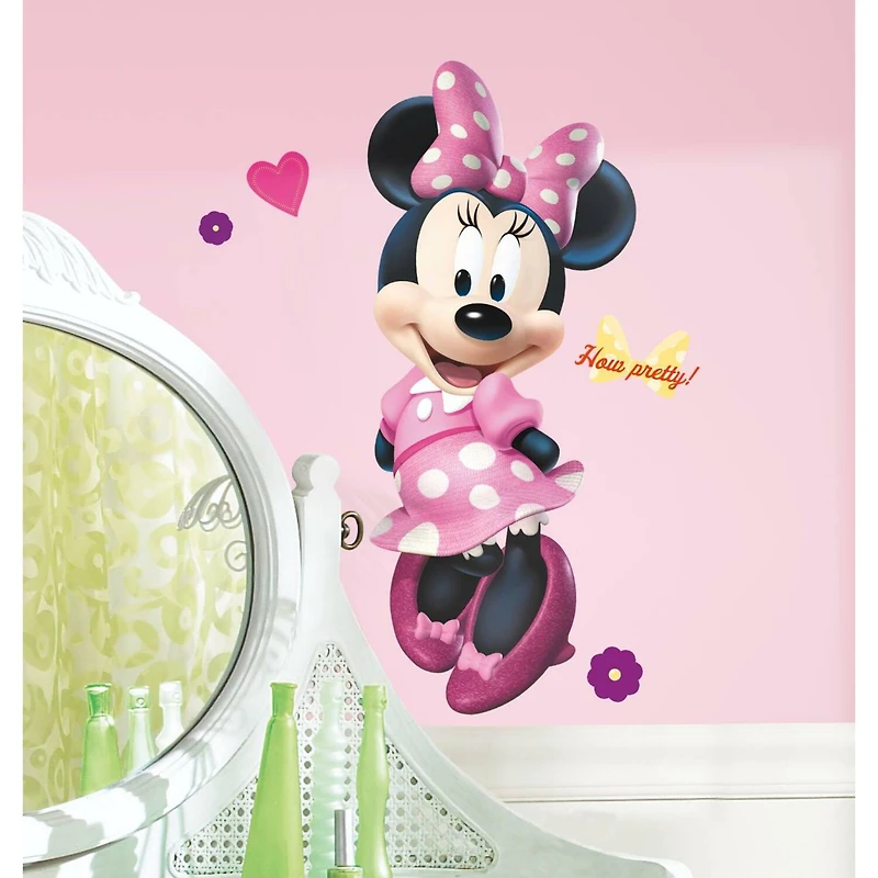 RoomMates Disney® Minnie Bow-Tique Peel & Stick Giant Wall Decals