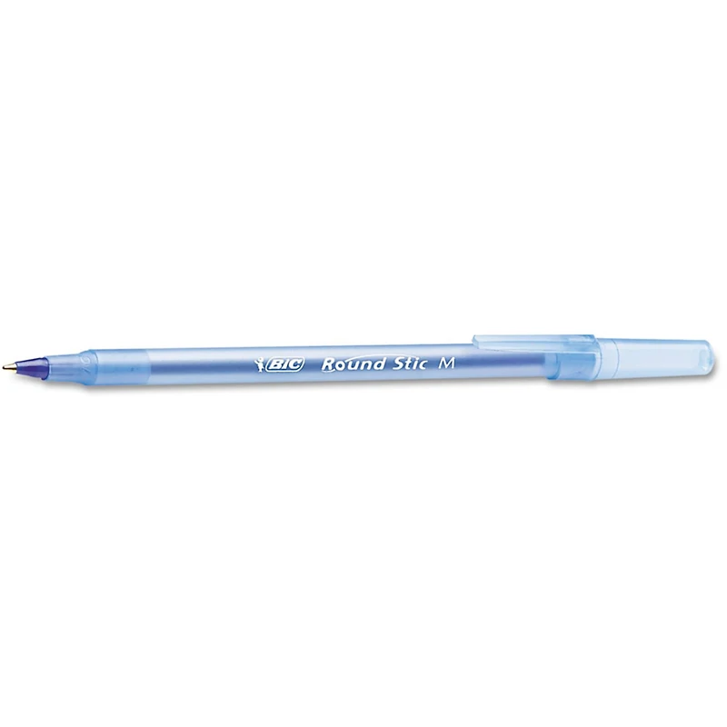 BIC® Round Stic® Xtra Life Blue Ball Pen, 2 packs of 60