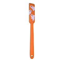 Mini Orange Ghost Silicone Jar Spatula by Makery™