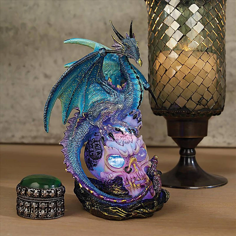 Design Toscano 7.5" Dragon Assassin Illuminated Sculpture