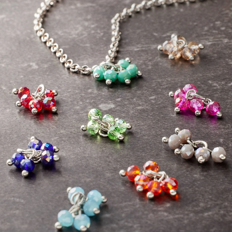 Charmalong™ Faceted Bead Dangle Charms by Bead Landing™