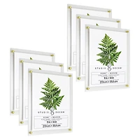 6 Pack: Home™ 11" x 14" Clear Float Frame by Studio Décor®