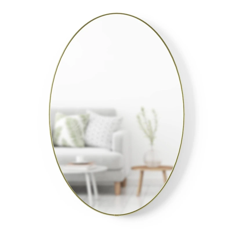 Umbra 36" Brass Hubba Oval Mirror