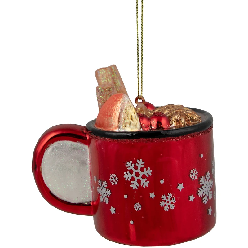 4" Mulled Wine Glass Christmas Ornament