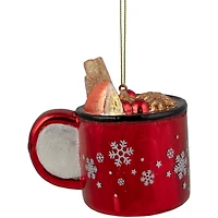 4" Mulled Wine Glass Christmas Ornament