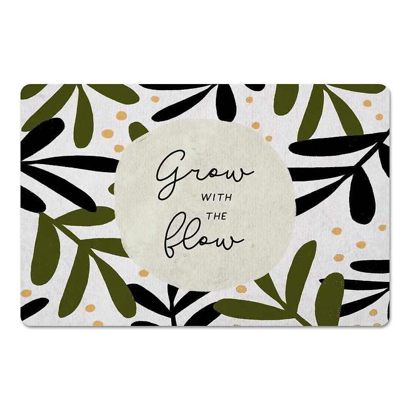 Grow With The Flow 27" x 18" Floor Mat