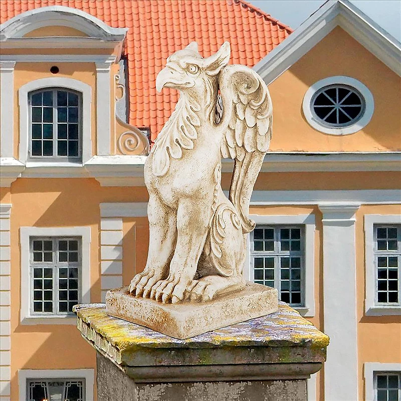 Design Toscano 20.5" The Gryphon Sentinel of Guildford Court Statue
