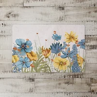 Field Of Happy Flowers 18" x 27" Floor Mat