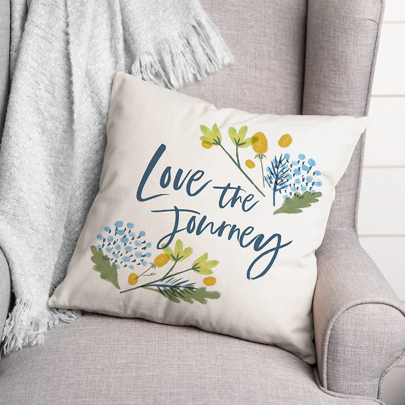 Love the Journey Throw Pillow