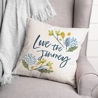 Love the Journey Throw Pillow