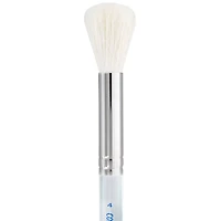Connoisseur® White Goat Hair Short Handle Round Mop Brush