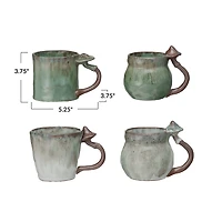 Hello Honey 14oz. Enchanted Mushroom Stoneware Mugs, 4ct.