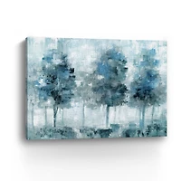 Shady Blue Forest Canvas Giclee