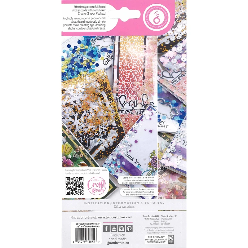 Tonic Studios® Shaker Creator Pockets