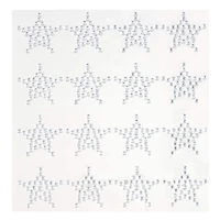 12 Packs: 16 ct. (192 total) Clear Star Bling Stickers by Recollections™