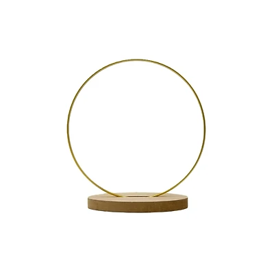 10.5" Gold Standing Hoop Floral Form by Ashland®