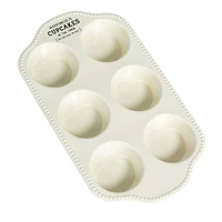 Hello Honey® 12" White Happiness is Cupcakes Stoneware  Pan