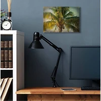 Stupell Industries Distressed Tropical Summer Palm Tree Canvas Wall Art