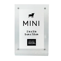 Clear Slanted 2" x 3" Mini Frame by Studio Décor®