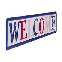 18" Metal Patriotic WELCOME Sign Wall Décor