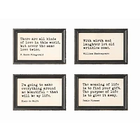 Hello Honey® Wood Framed Wall Décor with Quotes Set