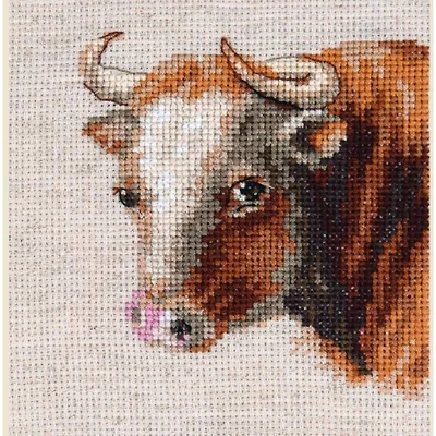 Alisa Bull Cross Stitch Kit