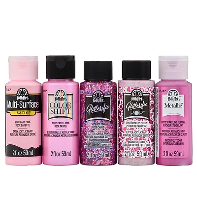 FolkArt® Best Pink Metallic Acrylic Color Set