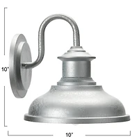 Hello Honey® Robert Stevenson Lighting Carson Galvanized Metal Outdoor Light