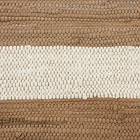 DII® Stone & White Stripe Rag Rug, 2ft. x 3ft.