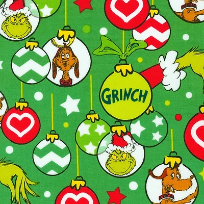 Dr. Seuss™ Grinch Décor Cotton Fabric