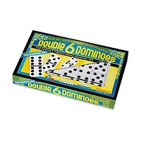Double 6 Professional Size Black Dot Dominoes