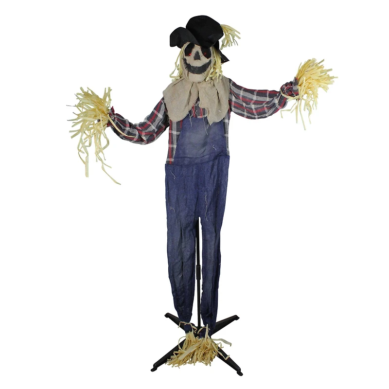 5.5ft. Lighted LED Animated Halloween Scarecrow