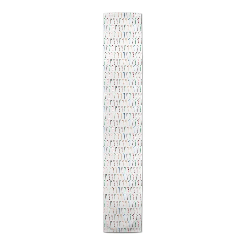 Candy Cane Pattern 16x90 Poly Twill Table Runner
