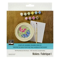 Butterflies Paint-by-Number Framed Mini Kit by Artist's Loft®