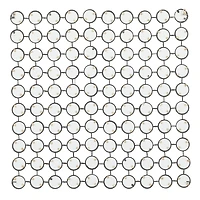 Gold Glam Metal Wall Mirror, 40" x 40"