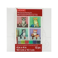 Cats Mini Canvas Painting Kit by Craft Smart®